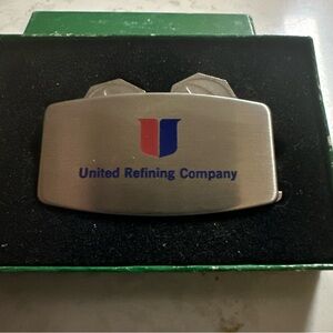 United Refining Company Silver Money Clip